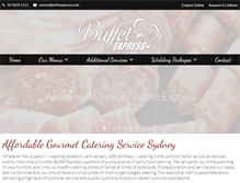 Tablet Screenshot of buffetexpress.com